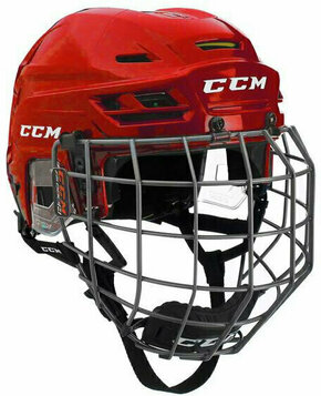 CCM Tacks 310 Combo SR Rdeča L Hokejska čelada