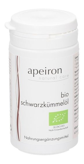 Apeiron Bio olje črnike kapsule - 60 kapsul