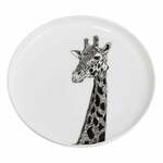 Bel porcelanast krožnik Maxwell &amp; Williams Marini Ferlazzo Žirafa, ø 20 cm