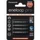 Panasonic baterije Eneloop Pro AAA (4 kosi)