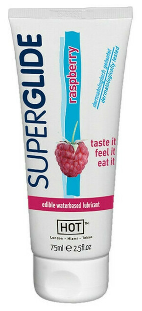 HOT Superglide Raspberry - užitno mazivo (75ml)