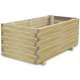 shumee Visoka greda 100x50x40 cm lesena pravokotna