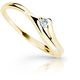 Cutie Diamonds Očarljiv prstan iz rumenega zlata z diamantom DZ6818-1718-00-X-1 (Obseg 49 mm) rumeno zlato 585/1000