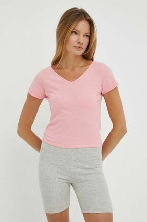 Bombažna kratka majica American Vintage roza barva - roza. Kratka majica iz kolekcije American Vintage