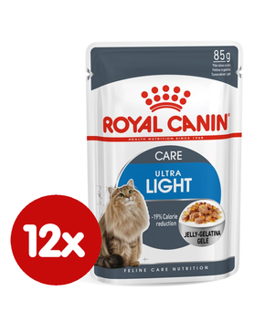Royal Canin Ultra Light Jelly vrečke za mačke s prekomerno težo