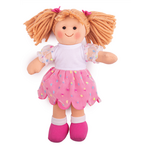 Bigjigs Toys Látková bábika Darcia 28 cm