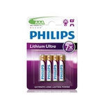 Philips baterije Lithium Ultra Blister AAA, 4 kosi (LR03)