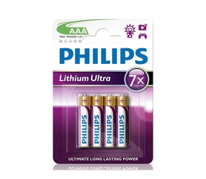Philips baterije Lithium Ultra Blister AAA