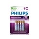 Philips baterije Lithium Ultra Blister AAA, 4 kosi (LR03)