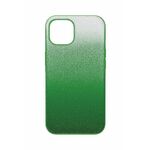 Etui za telefon Swarovski IPhone 14 zelena barva - zelena. Etui za telefon iz kolekcije Swarovski. Model izdelan iz plastike s kristali.