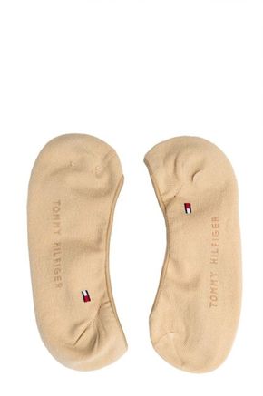 Tommy Hilfiger stopalke (2-pak) - bež. Stopalke iz kolekcije Tommy Hilfiger. Model izdelan iz elastičnega
