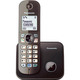 Panasonic KX-TG6811FXM brezžični telefon, DECT, sivi