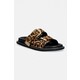 Natikači Steve Madden Arch-L - rjava. Natikači iz kolekcije Steve Madden. Model je izdelan iz naravnih ščetin. Model z gumijastim podplatom, ki je trpežen in odporen na poškodbe.