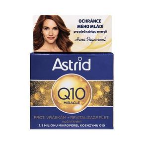 Astrid Q10 Miracle nočna krema za obraz za vse tipe kože 50 ml za ženske