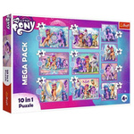 WEBHIDDENBRAND TREFL Puzzle My Little Pony: Shiny Ponies MEGA PACK 10v1