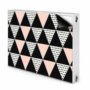 Tulup.si Pokrov za radiator PVC Geometrijski trikotniki 80x60 cm