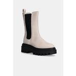 Calvin Klein Jeans Gležnarji iz nubuka Calvin Klein Jeans FLATFORM CHELSEA BOOT MG NB bež YW0YW01684
