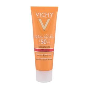 Vichy Idéal Soleil Anti-Ageing 3-in-1 zaščita pred soncem za obraz SPF50 50 ml za ženske