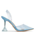 Čevlji z visoko peto DeeZee ZALHT-02 BLUE PU Transparentna