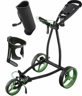 Big Max Blade IP Deluxe SET Phantom/Lime Ročni voziček za golf