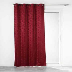 Bordo rdeča zavesa zatemnitvena 140x260 cm Lunella – douceur d'intérieur