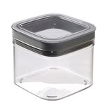 Curver Dry Cube posoda za shranjevanje, transparent siva, 0,8 L