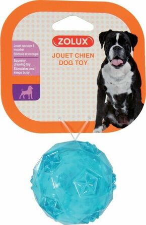 Zolux Igrača za pse TPR POP BALL 6cm turkizna