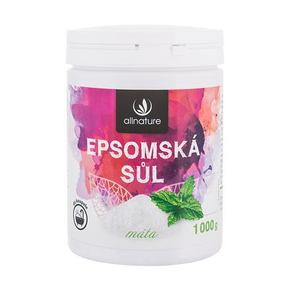 Allnature Epsom Salt Mint kopalna sol za sprostitev mišic 1000 g