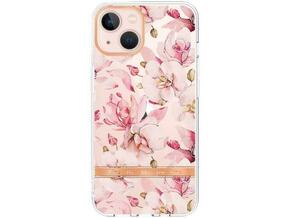 Chameleon Apple iPhone 14 - Gumiran ovitek (TPUP) - Flowers - roza