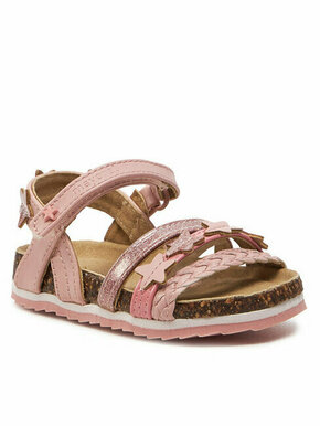Otroški sandali Mayoral roza barva - roza. Otroški sandali iz kolekcije Mayoral. Model izdelan iz ekološkega usnja.