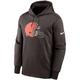 Cleveland Browns Nike Prime Logo Therma pulover s kapuco, velikost L