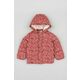 Otroška jakna zippy bordo barva - bordo. Otroški jakna iz kolekcije zippy. Podložen model, izdelan iz vzorčastega materiala.