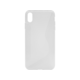 Chameleon Apple iPhone XS Max - Gumiran ovitek (TPU) - belo-prosojen CS-Type