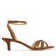 Lauren Ralph Lauren sandali s tanko peto iz semiša Kendyl Kttn rjava 802P06395009.200