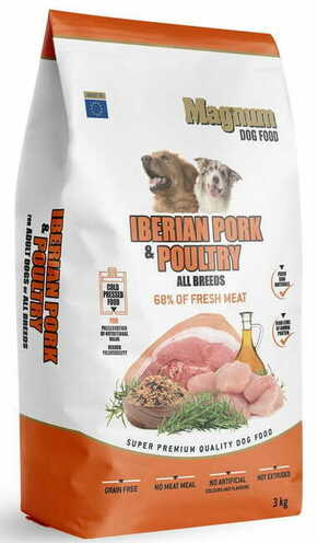Magnum Iberian Pork &amp; Chicken All Breed pasja hrana za vse pasme