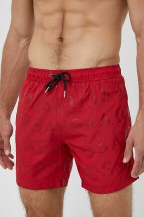 Kopalne kratke hlače Trussardi bordo barva - bordo. Kopalne kratke hlače iz kolekcije Trussardi