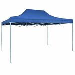 Zložljivi šotor pop-up 3x4,5 m modre barve
