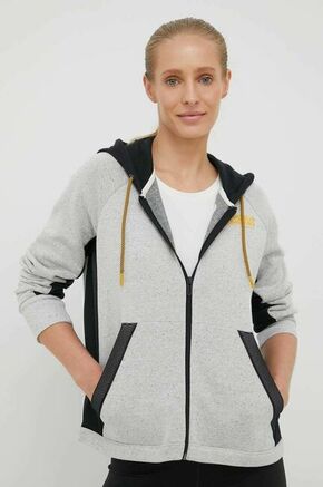 Under Armour Pulover Rival + FZ Hoodie-BRN XS