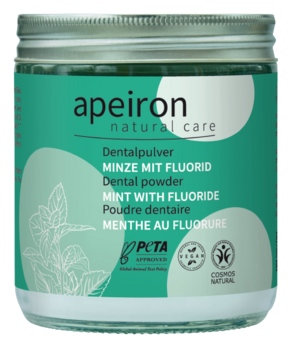 "Apeiron Auromère Dental powder Mint + Fluoride"