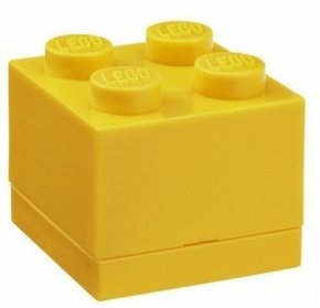 LEGO mini škatla 4 - rumena 46 x 46 x 43 mm