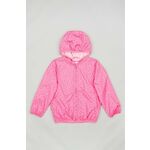Otroška jakna zippy roza barva - roza. Otroški jakna iz kolekcije zippy. Lahek model, izdelan iz gladkega materiala.