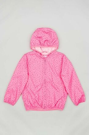 Otroška jakna zippy roza barva - roza. Otroški jakna iz kolekcije zippy. Lahek model