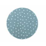 eoshop Otroška preproga Mint polka dot (Varianta: Okrogel premer 120 cm)
