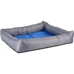 WEBHIDDENBRAND Flamingo Hladilna pasja postelja modra/siva S 50x40x8,5cm