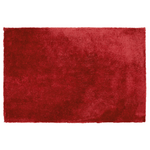 Beliani Preproga shaggy 140 x 200 cm rdeča EVREN
