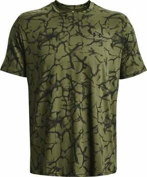 Under Armour Men's UA Rush Energy Print Short Sleeve Marine OD Green/Black L Fitnes majica