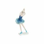NEW Okrasna Figura DKD Home Decor Modra Romantično Baletni Plesalec 11 x 6 x 23 cm