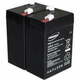 POWERY Akumulator FIAMM FG10451 6V 5Ah (nadomešča 4Ah 4,5Ah) - Powery