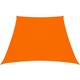 VIDAXL Senčno jadro oksford blago trapez 2/4x3 m oranžno