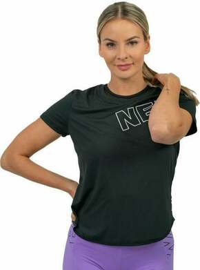 Nebbia FIT Activewear Functional T-shirt with Short Sleeves Black L Fitnes majica